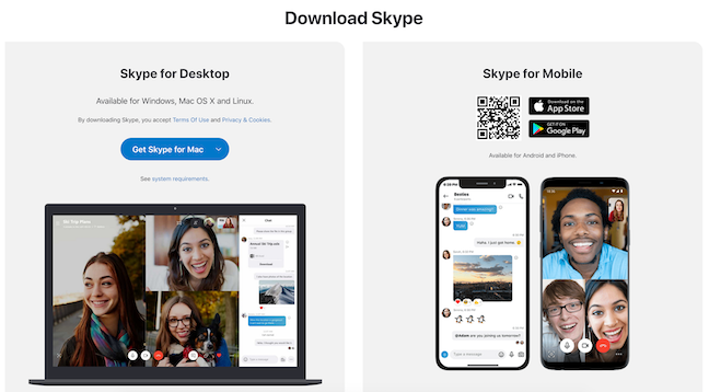 group video calling skype for mac